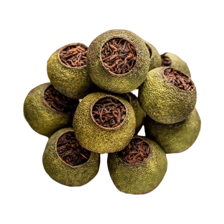 Green Tangerine Pu-erh (Xiao Qing Gan) — Pu-erh